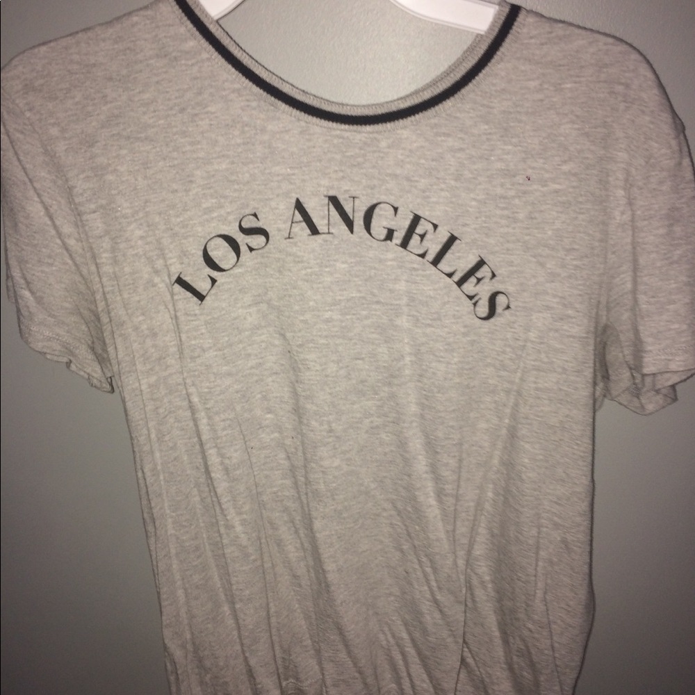Kendall & Kylie Gray Graphic Tee